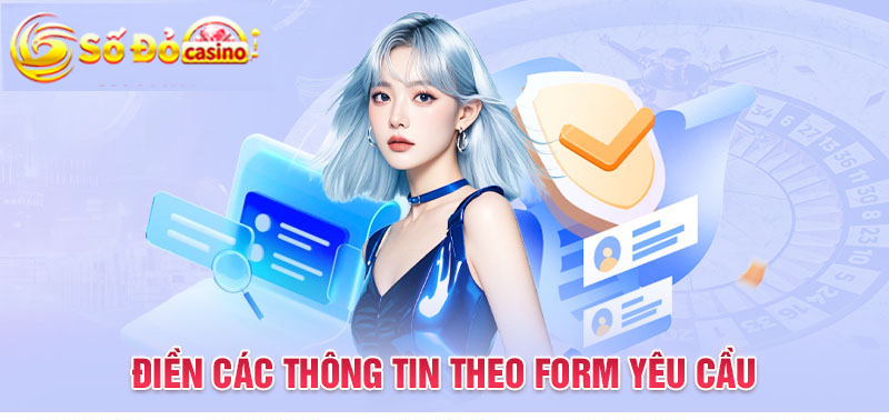 Mẫu điền thông tin tạo tài khoản an toàn trên trang web